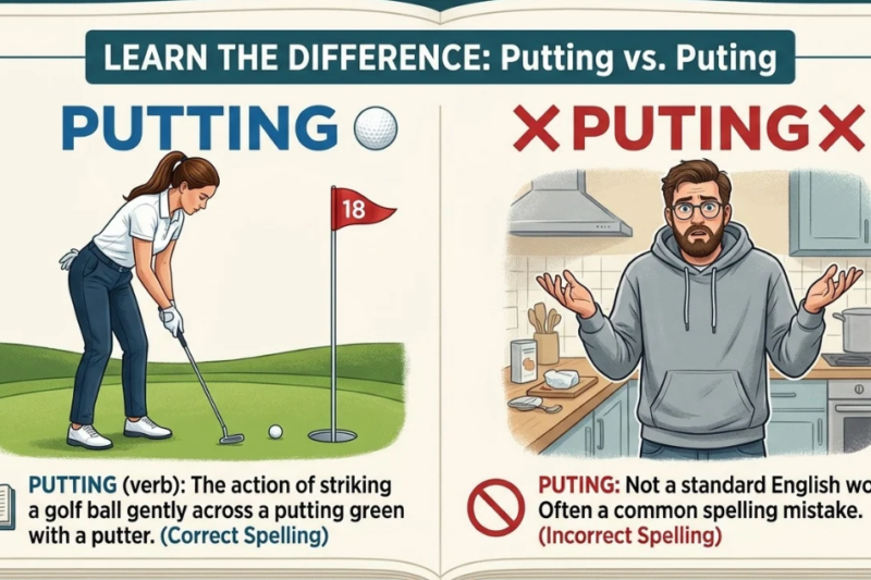 Puting or Putting: Correct Spelling and Meaning