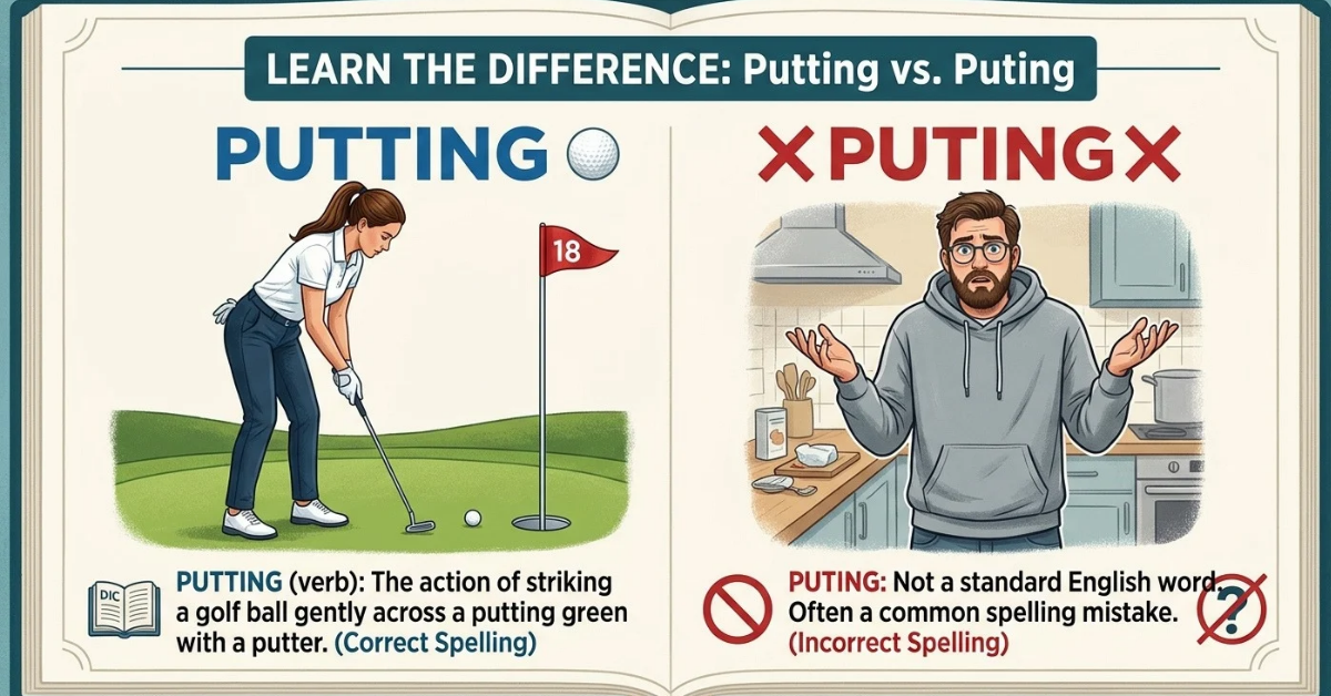 Puting or Putting: Correct Spelling and Meaning