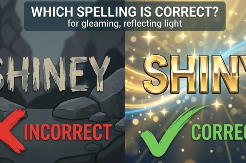 Shiney or Shiny: Which Spelling Is Correct?